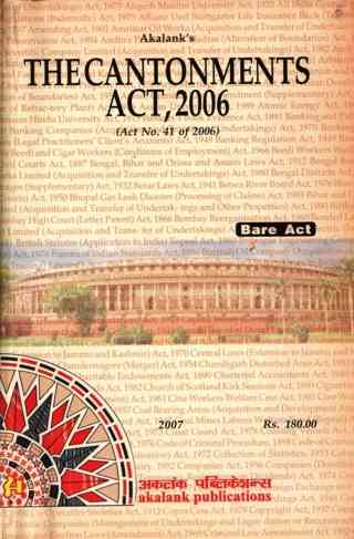 Akalank's-The-Cantonments-Act,-2006-(Act-No.-41-of-2006)