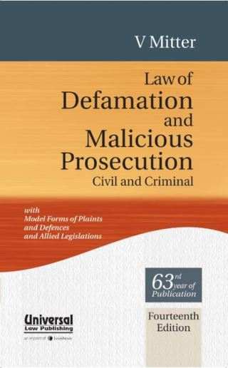 Law-of-Defamation-&-Malicious-Prosecution-Civil-and-Criminal---14th-Edition