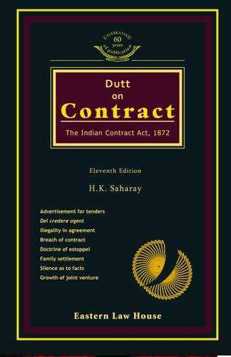 Dutt-on-Contract-The-Indian-Contract-Act,-1872-11th-Reprint-Edition