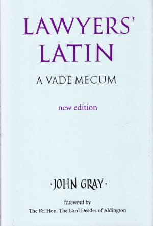 Lawyers'-Latin---A-Vade-Mecum,-(Second-Indian-Reprint),