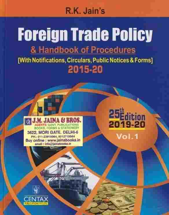 Centax-Publications-Foreign-Trade-Policy-And-Handbook-of-Procedures-Volume-I-Releasing-April-2021