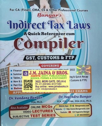 Indirect-Tax-Laws-A-Quick-Referencer-Cum-COMPILER-GST,-CUSTOMS-and-FTP