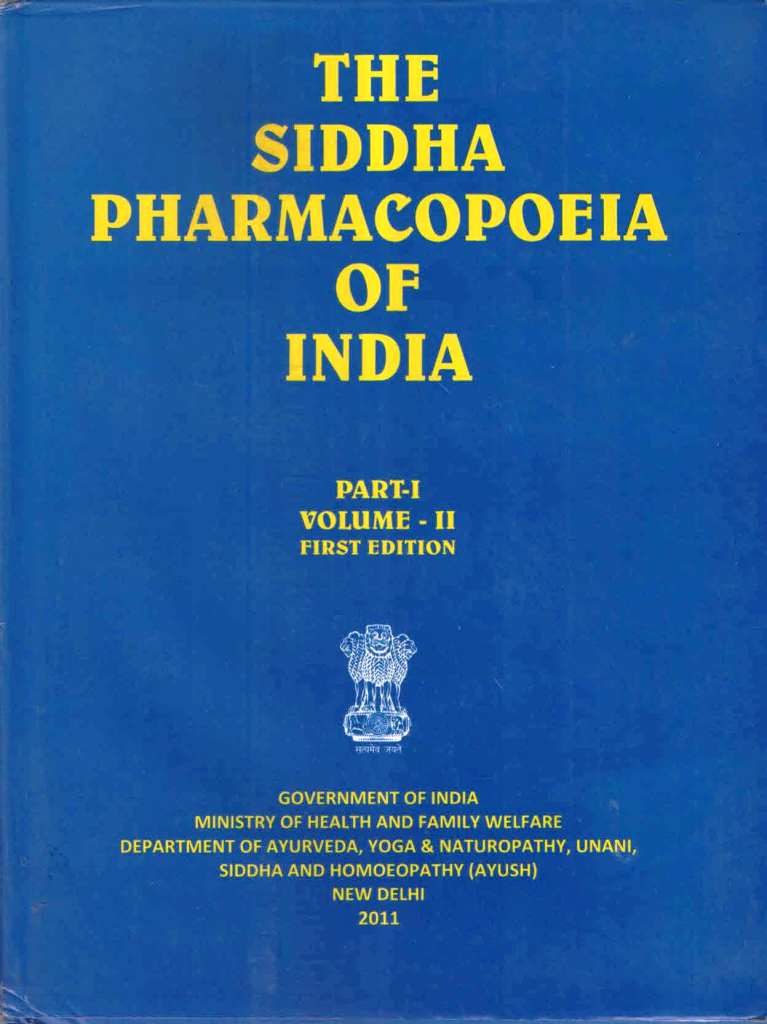 �The-Siddha-Pharmacopoeia-of-India-Part-I-Volume-II-1st-Edition