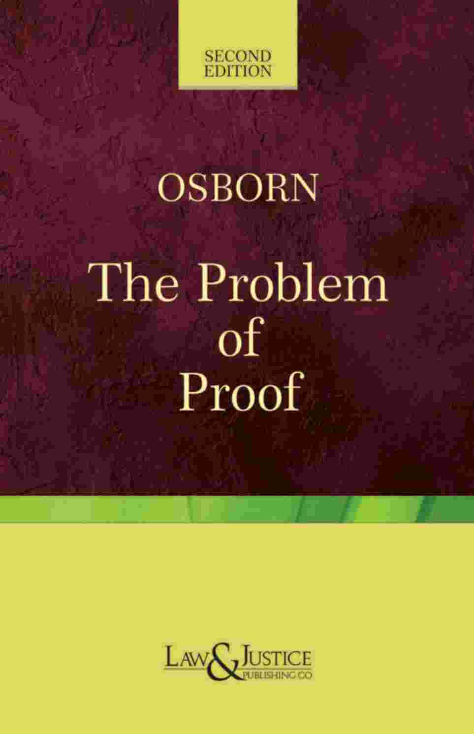 OSBORN-The-Problem-of-Proof-2nd-Edition-Indian-Economy-Reprint