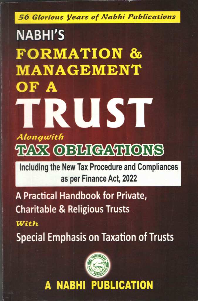 Nabhis-Formation-and-Management-of-A-Trust-Alongwith-Tax-Planning-26th-Revised-Edition