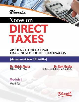 Bharat's-Notes-on-DIRECT-TAXES-(Set-of-13-modules)---11th-Edition