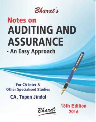 Bharat's-Notes-on-AUDITING-&-ASSURANCE----An-Easy-Approach---18th-Edition-2016