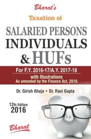 Bharat's-Taxation-of-SALARIED-PERSONS,-INDIVIDUALS-&-HUFs---12th-Edition