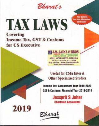 Bharats-TAX-LAWS-Covering-Income-Tax,-GST-and-Customs