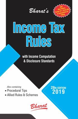 Bharats-Income-Tax-Rules-with-Return-Forms-for-AY-2019-20-28th-Edition