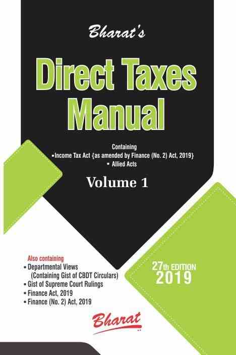 Bharats-Direct-Taxes-Manual-in-3-volumes-27th-Edition