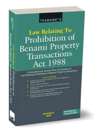 Law-Relating-to-Prohibition-of-Benami-Property-Transactions-Act-1988-8th-Edition