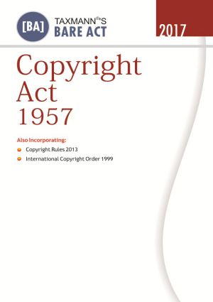 Taxmann's-Copyright-Act-1957---1st-Edition