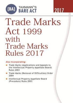 Taxmann's-Trade-Marks-Act-1999-with-Trade-Marks-Rules-2017---May-Edition
