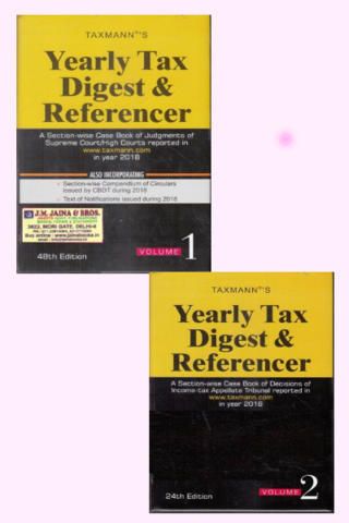 Taxmanns-Yearly-Tax-Digest-And-Referencer-in-2-Vols-January-Edition