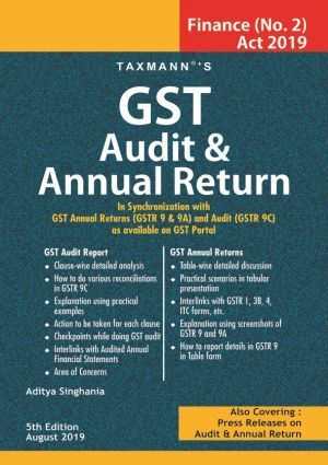 Taxmanns-GST-Audit-and-Annual-Return-Finance-No.-2-Act-2019-5th-Edition-July