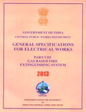 �CPWD-General-Specifications-for-Electrical-Works-Part-VIII-Gas-Based-Fire-Extinguishing-System