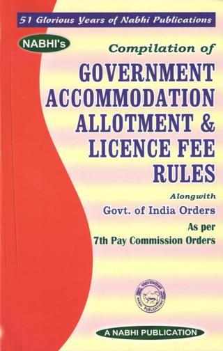 Nabhis-Compilation-of-Government-Accommodation-Allotment-And-Licence-Fee-Rules-1st-Edition,-2018